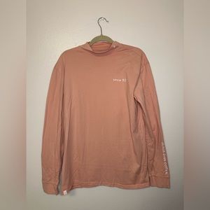 Dutch Bros Salmon Color 'Since 92' Turtle-Neck Longsleeve